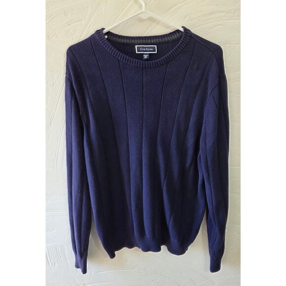 Club Room Navy Blue Men's Sweater Size Medium - Picture 1 of 6